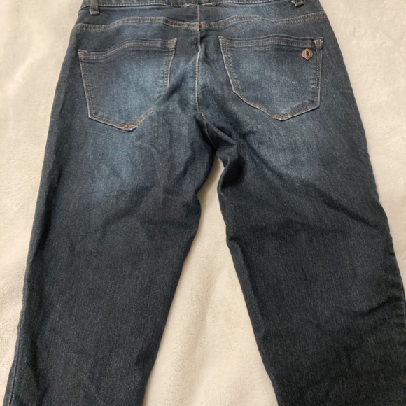 Democracy Ab technology cropped skinny leg jeans frayed ankles size 0 - Picture 3 of 4